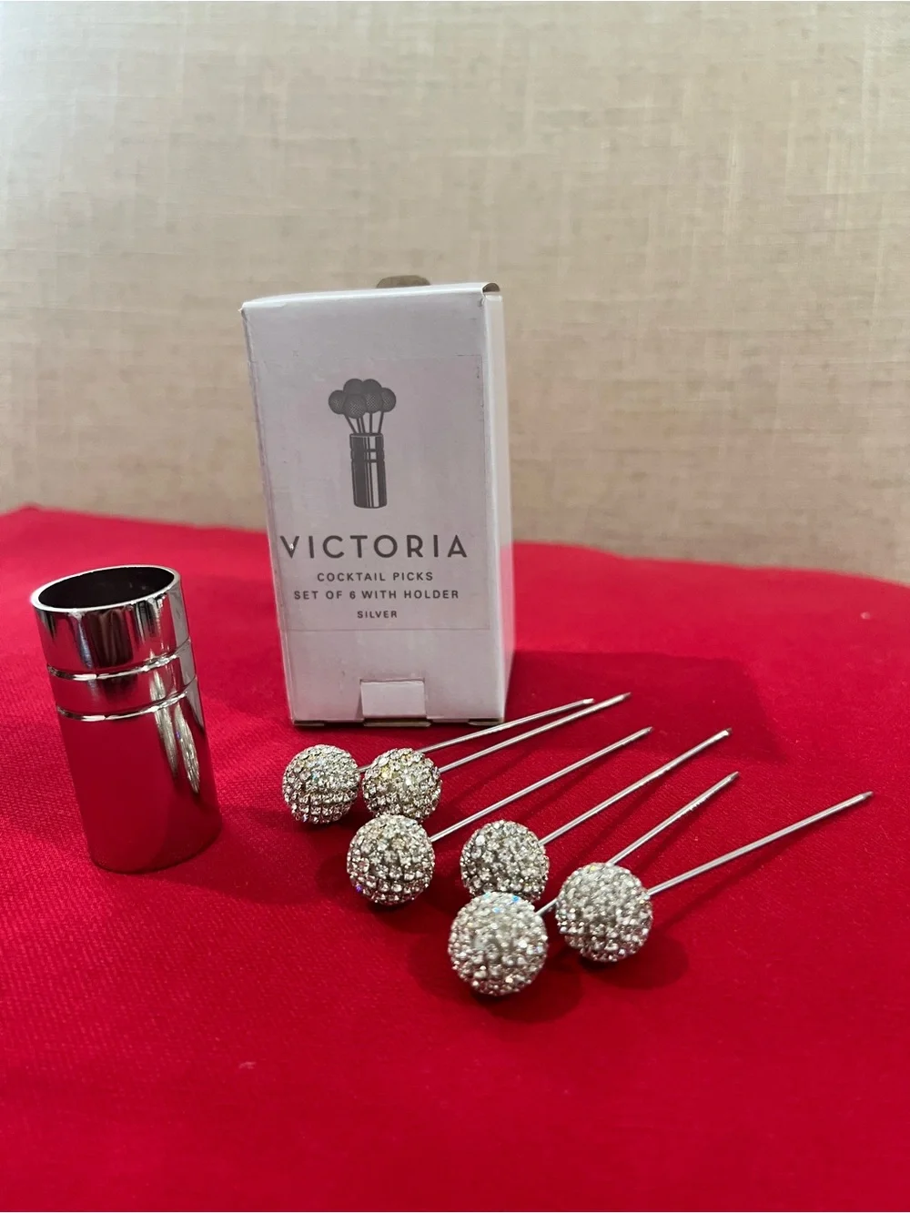 🍸Victoria Cocktail Picks with Holder🍸